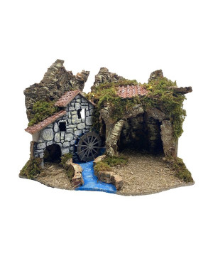 PAYSAGE VIDE 50X40X40CM AVEC LUMIERE de Déco de Noël - Jardinerie Bordeaux et Libourne dans 🏘️Villages miniatures