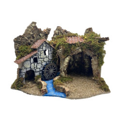 PAYSAGE VIDE 50X40X40CM AVEC LUMIERE de Déco de Noël - Jardinerie Bordeaux et Libourne dans 🏘️Villages miniatures