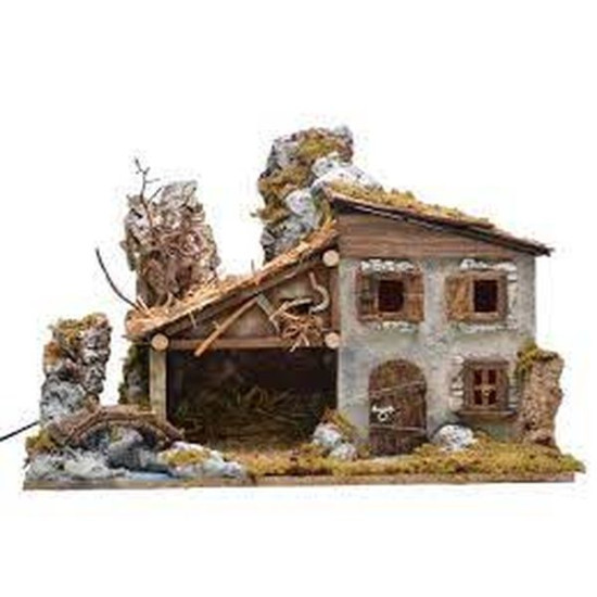 PAYSAGE VIDE 58X34X37CM AVEC LUMIERES de Déco de Noël - Jardinerie Bordeaux et Libourne dans 🏘️Villages miniatures
