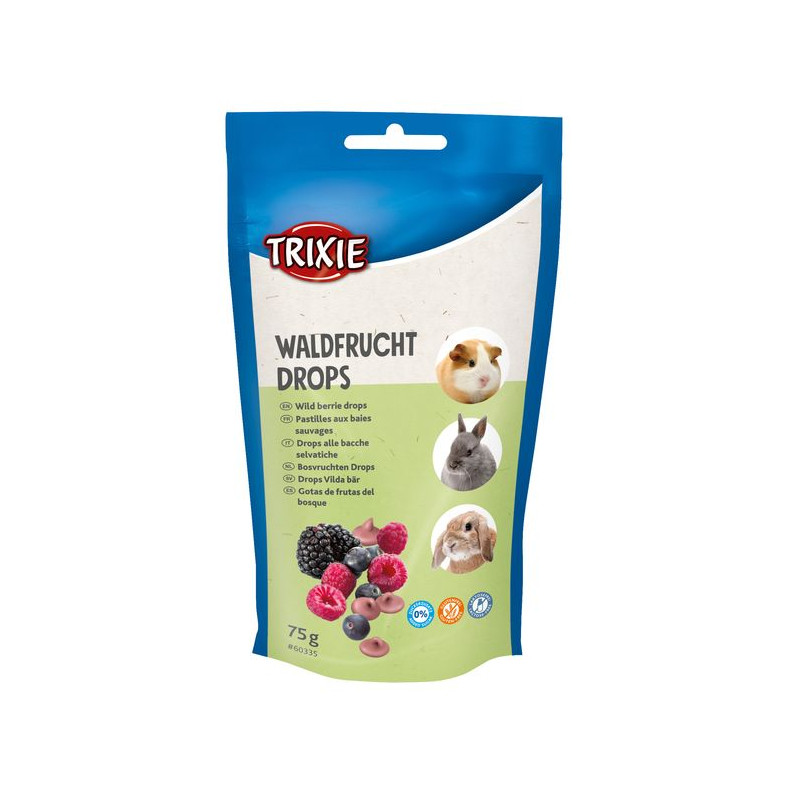 Pastilles Aux Baies Sauvages. 75 G de Trixie - Produit pour animaux dans Nourriture pour rongeurs