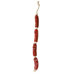 Chaîne Saucisse Avec Corde. En Vinyle. 75Cm de Trixie - Produit pour animaux dans Jouets pour chiens