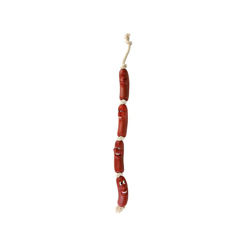 Chaîne Saucisse Avec Corde. En Vinyle. 75Cm de Trixie - Produit pour animaux dans Jouets pour chiens