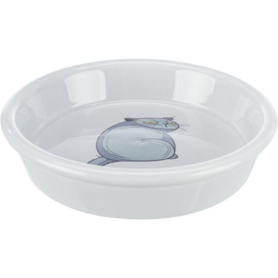 Gamelle Motif 0.25 L/13Cm. Gris de Trixie - Produit pour animaux dans Gamelles, distributeurs et fontaines pour chats