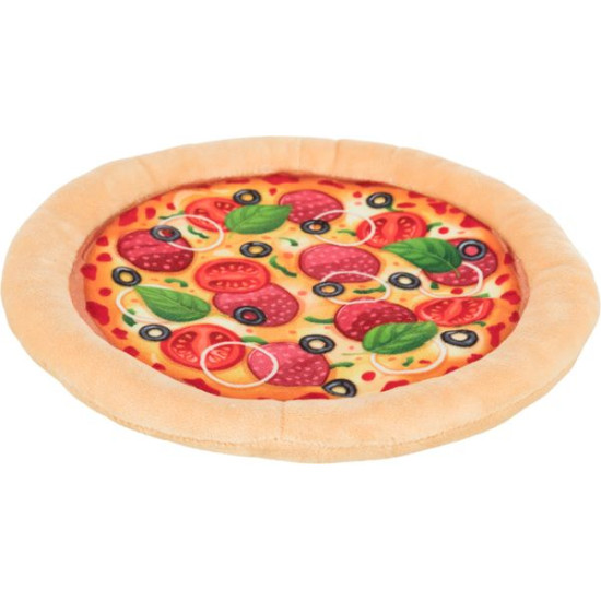Pizza En Peluche Ø 26Cm de Trixie - Produit pour animaux dans Jouets pour chiens