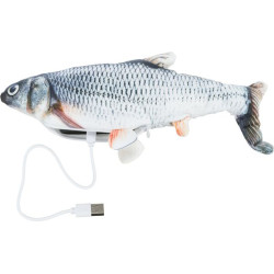 Poisson Frétillant. En Tissu. Catnip. 30Cm de Trixie - Produit pour animaux dans Jouets pour chats