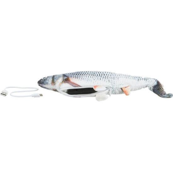 Poisson Frétillant. En Tissu. Catnip. 30Cm de Trixie - Produit pour animaux dans Jouets pour chats