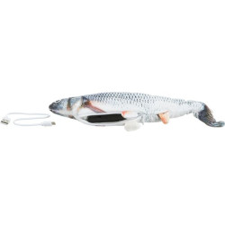 Poisson Frétillant. En Tissu. Catnip. 30Cm de Trixie - Produit pour animaux dans Jouets pour chats