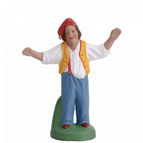 Homme ravi de Santons de Provence Escoffier dans ⛲Santons de Provence