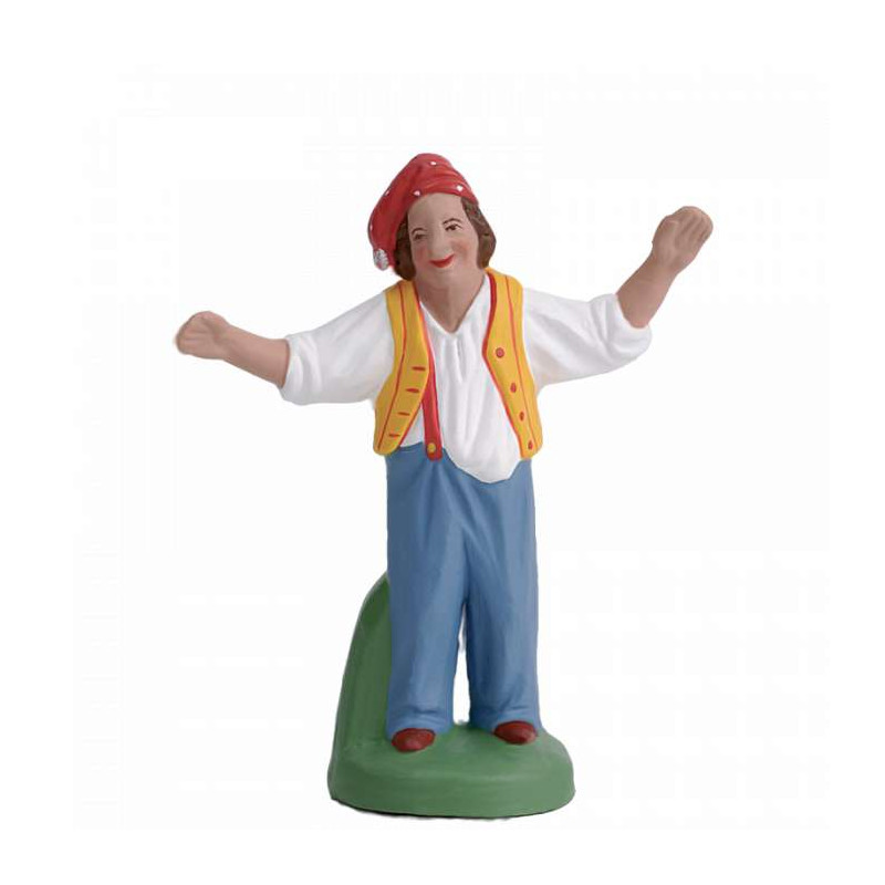 Homme ravi de Santons de Provence Escoffier dans ⛲Santons de Provence