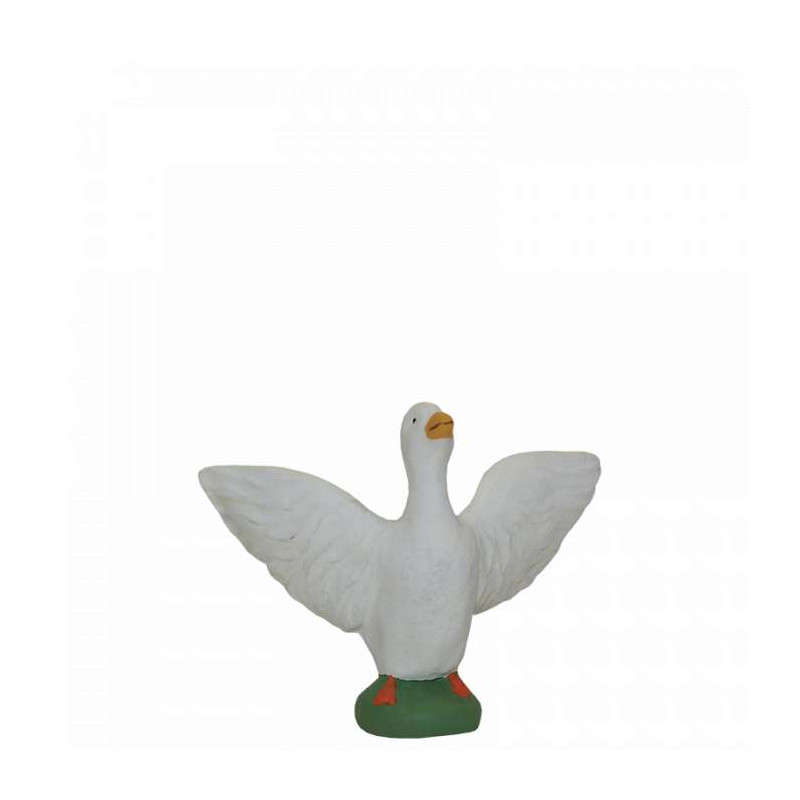 Oie ailes ouvertes de Santons de Provence Escoffier dans ⛲Santons de Provence