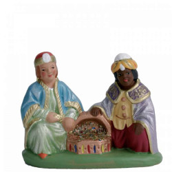 Pages à genoux de Santons de Provence Escoffier dans ⛲Santons de Provence
