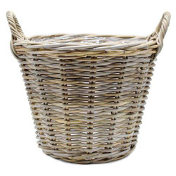 CACHE POT D30 H22/30CM ROTIN NATUREL GRIS de Pot et Deco - poterie céramique de qualité dans Caches pots- jardinieres- panier...