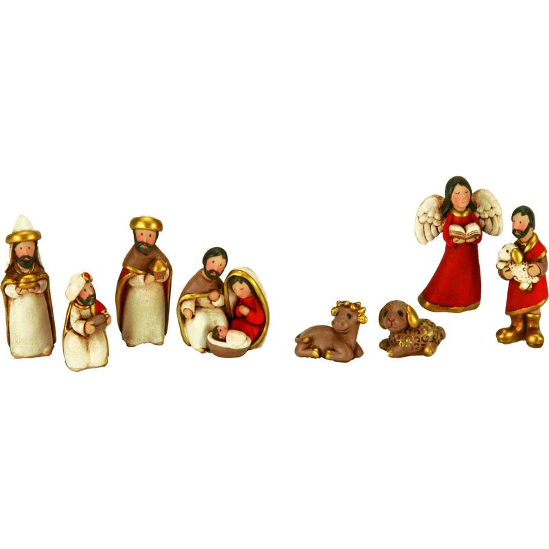 FIGURINES DE LA NATIVITE 6CM de Dekoproject - Décoration de Noël en résine dans ⛲Santons de Provence