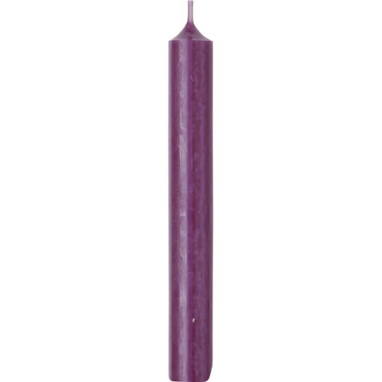 Bougie 18 X 2.2Cm Aubergine de Home and table dans 🕯️ Bougies et encens