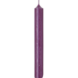 Bougie 18 X 2.2Cm Aubergine de Home and table dans 🕯️ Bougies et encens