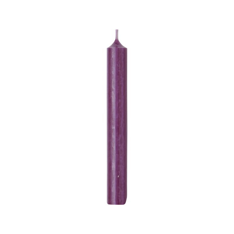 Bougie 18 X 2.2Cm Aubergine de Home and table dans 🕯️ Bougies et encens