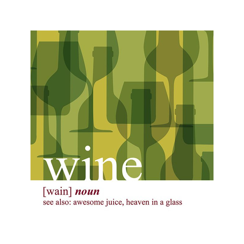 SERVIETTE COCKTAIL WINE GREEN de Home and table dans 🍽️Décoration de table de Noël