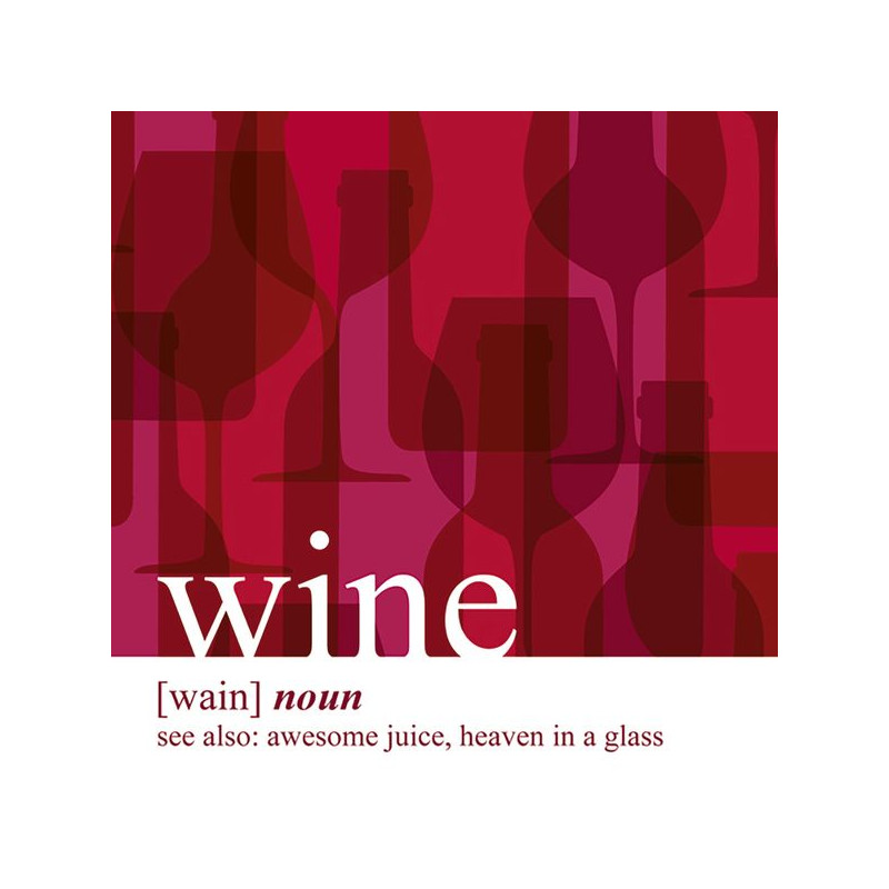 SERVIETTE COCKTAIL WINE BORDEAUX de Home and table dans 🍽️Décoration de table de Noël