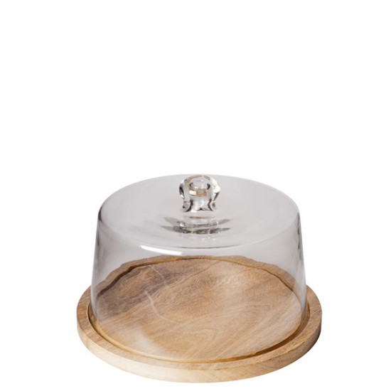 PLATEAU ROND A/CLOCHE VERRE D22 de Chehoma dans 🍽️ Cuisine