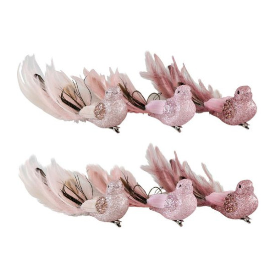 OISEAU FEDERSTOLZ ROSE de Hoff - Décoration de la maison dans 🏠 Maison