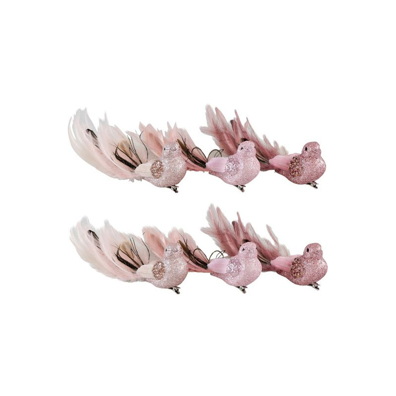 OISEAU FEDERSTOLZ ROSE de Hoff - Décoration de la maison dans 🏠 Maison
