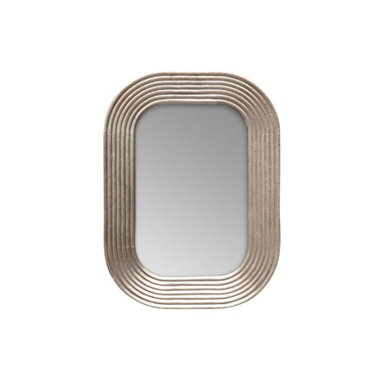 /MIROIR ARRONDI CONTOUR LIGNE ARGENTE de Chehoma dans Miroir