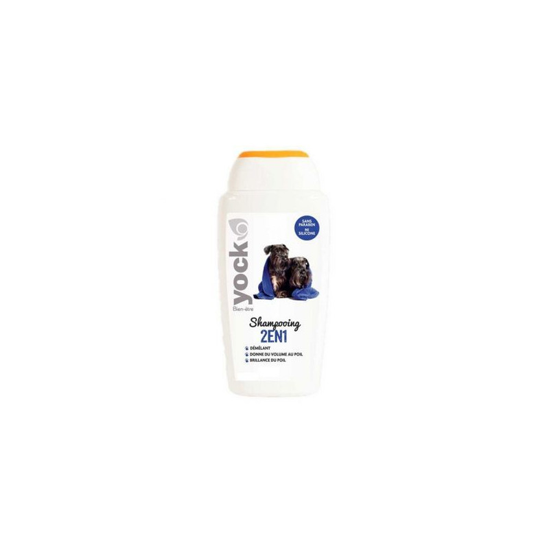 SHAMPOOING 2 EN 1 1L YOCK de Croquettes YOCK pas cher dans Shampooing pour chien