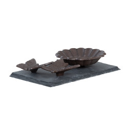 /Bain oiseau sr ardoise oiseau/papil de Esschert design - deco maison et jardin dans Oiseaux du jardin