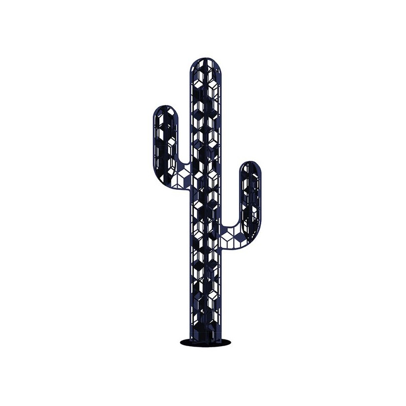 CACTUS 3 BRANCHES ORIGAMI 110CM ANTHRACITE de Chamorin - Déco pour le jardin dans Statue pour le jardin