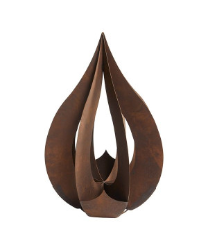 GOUTTE D'EAU METAL ROUILLE H.120 de Chamorin - Déco pour le jardin dans Statue pour le jardin