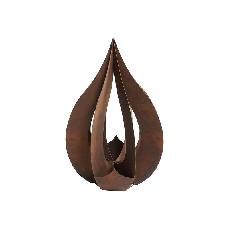 GOUTTE D'EAU METAL ROUILLE H.120 de Chamorin - Déco pour le jardin dans Statue pour le jardin