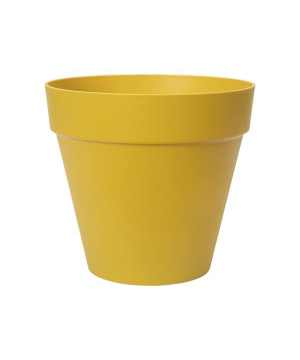Loft Urban 40Cm Roues Ocre -Elho de Elho - Pot en plastique de qualité dans Pots en plastique