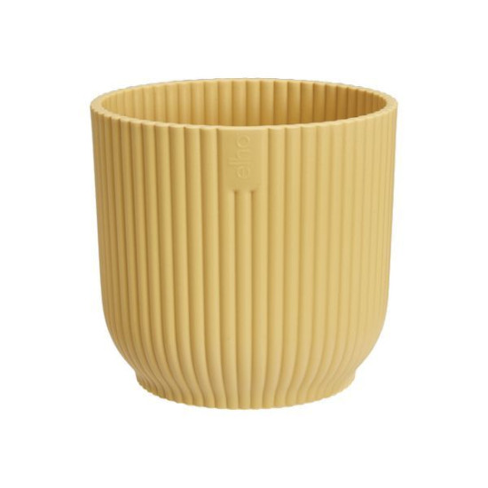 Vibes Fold Rond Mini 11Cm Jaune Beurre -Elho de Elho - Pot en plastique de qualité dans Pots en plastique