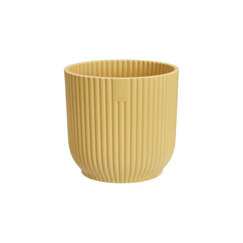 Vibes Fold Rond Mini 11Cm Jaune Beurre -Elho de Elho - Pot en plastique de qualité dans Pots en plastique