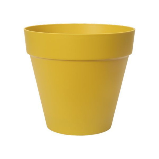 Pot de fleurs Loft Urban 50cm sur roues Ocre - Elho, design moderne et pratique de Elho - Pot en plastique de qualité dans Po...