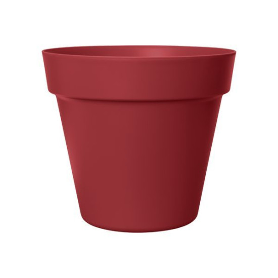 Pot plast Paris Florus 60cm rouge foncé de Elho - Pot en plastique de qualité dans Pots en plastique