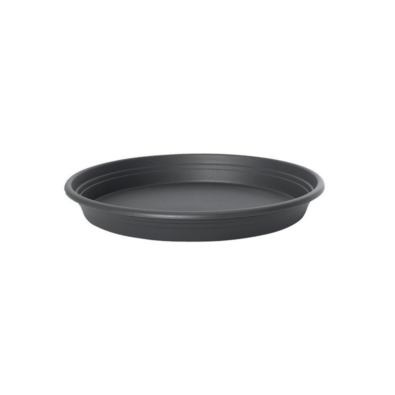 Soucoupe ronde plast Florus 17cm anthracite de Elho - Pot en plastique de qualité dans Soucoupe de pots