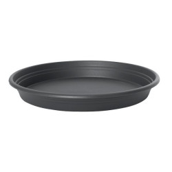 Soucoupe ronde plast Florus 32cm anthracite de Elho - Pot en plastique de qualité dans Soucoupe de pots