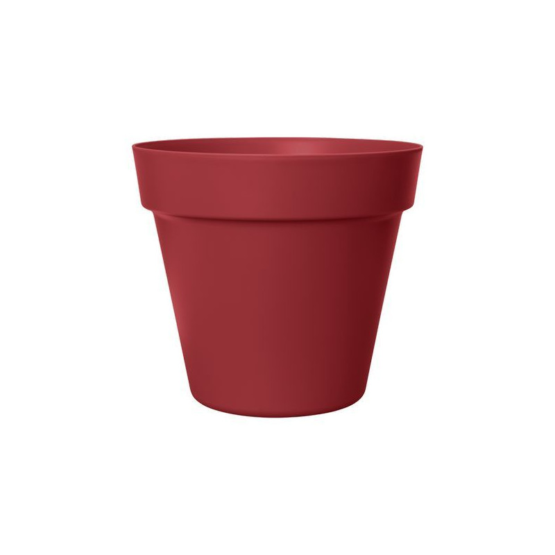 Pot plast Paris Florus 47cm rouge foncé de Elho - Pot en plastique de qualité dans Pots en plastique