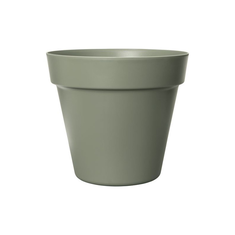 Pot plast Paris Florus 30cm vert olive de Elho - Pot en plastique de qualité dans Pots en plastique