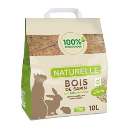Perlinette Bois de sapin 10L de Perlinette - litiere pour chat dans Litières pour rongeurs
