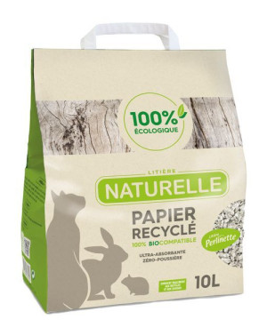 Perlinette Papier 10L de Perlinette - litiere pour chat dans Litiere pour chats