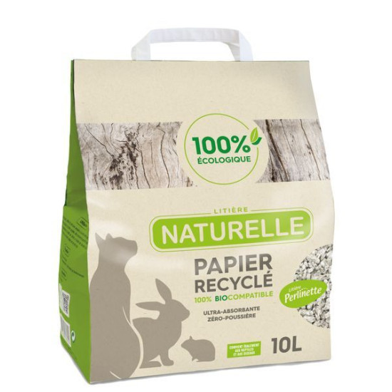 Perlinette Papier 10L de Perlinette - litiere pour chat dans Litiere pour chats