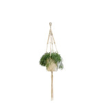 Macramé Simple Noeud Spiral Blanc 100 Cm de Artevasi - Vases et jardinières Déco dans Cache-pot et pot déco