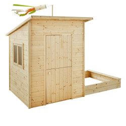 Maisonnette Palm Springs - pour enfant de Soulet - EGT - Cabane et portique dans Cabane en bois