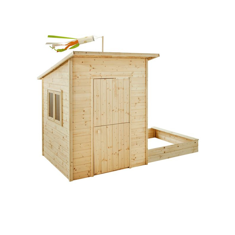 Maisonnette Palm Springs - pour enfant de Soulet - EGT - Cabane et portique dans Cabane en bois