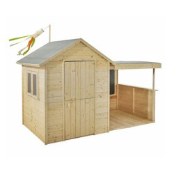 Maisonnette Sarah - pour enfant de Soulet - EGT - Cabane et portique dans Cabane en bois