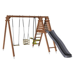 Station Trefle - balancoire pour enfant de Soulet - EGT - Cabane et portique dans Portiques & balançoire