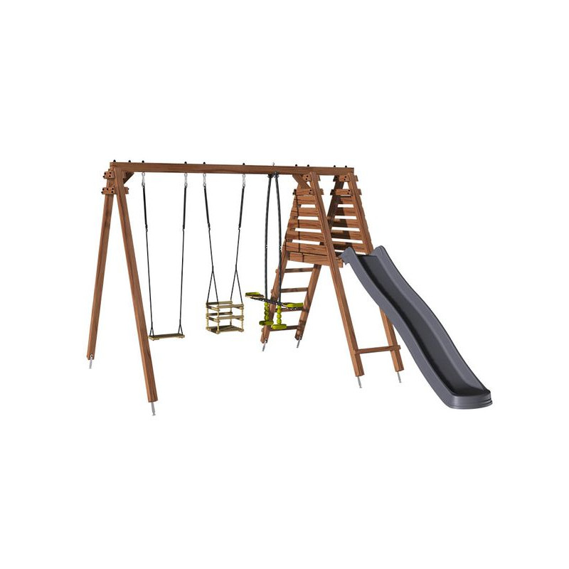 Station Trefle - balancoire pour enfant de Soulet - EGT - Cabane et portique dans Portiques & balançoire