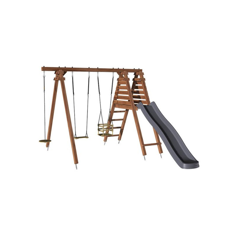 Station Fleur - balancoire pour enfant de Soulet - EGT - Cabane et portique dans Portiques & balançoire